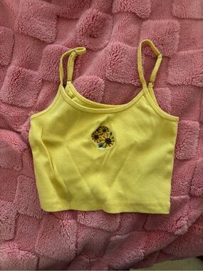Sunflower tank top